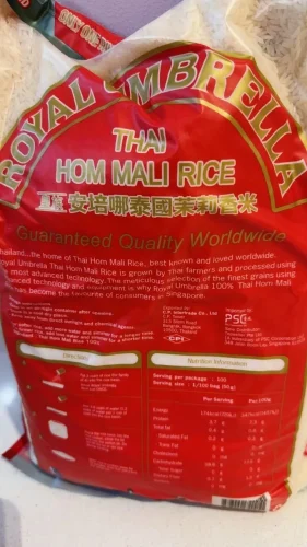 Royal Umbrella Thai Hom Mali Rice – Twin Pack (5kg x 2) photo review