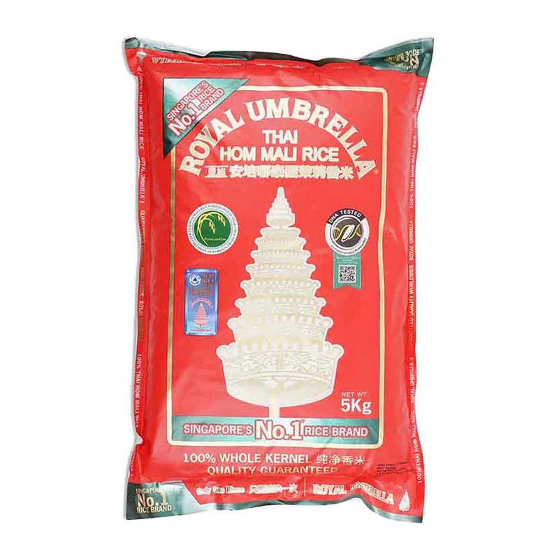 Royal Umbrella Thai Hom Mali Rice – Twin Pack (5kg x 2) - Image 3